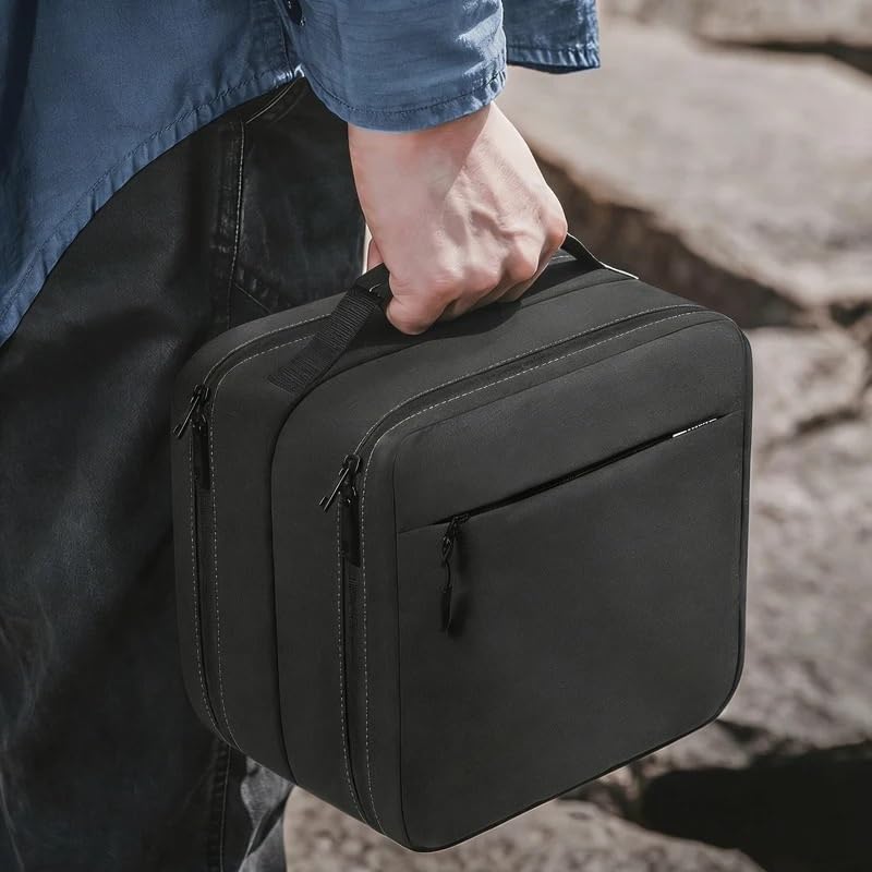Compatible Para DJI Bolso doble capa para mando y visor drone | Bolso tela multicapa para guardar ordenadamente equipos aeromodelismo