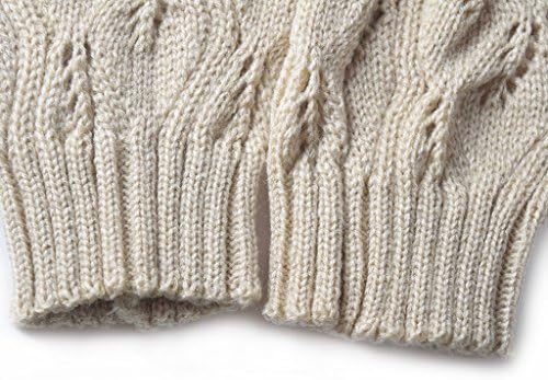 Miniatura 4 de Calcetines de botas para mujer, calentadores cortos de invierno para piernas, con encaje de ganchillo, puños de botas de punto para mujer, botas