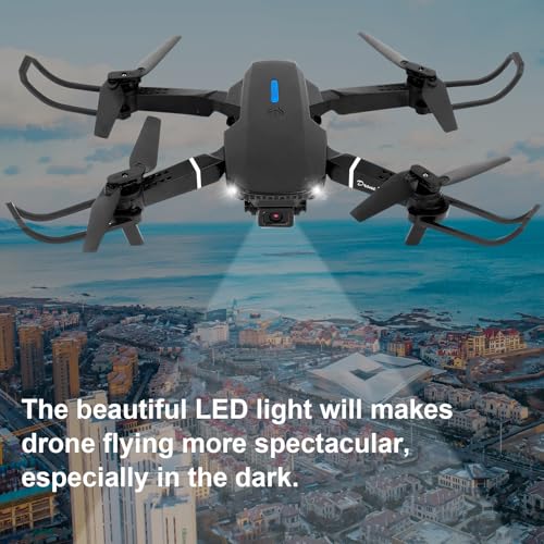ilkqeppe Mini 4K Fly More Combo, Drone with 4K UHD Camera for Adults, Under 249 g, 3-Axis Gimbal Stabilization, 10km Video Transmission, Auto Return, 3 Batteries for 93-Min Flight Time Black - Image 3