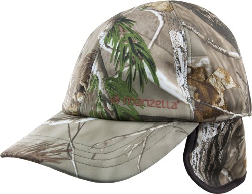 Manzella Woodsman Casquette avec cache-oreilles, Realtree, L/XL