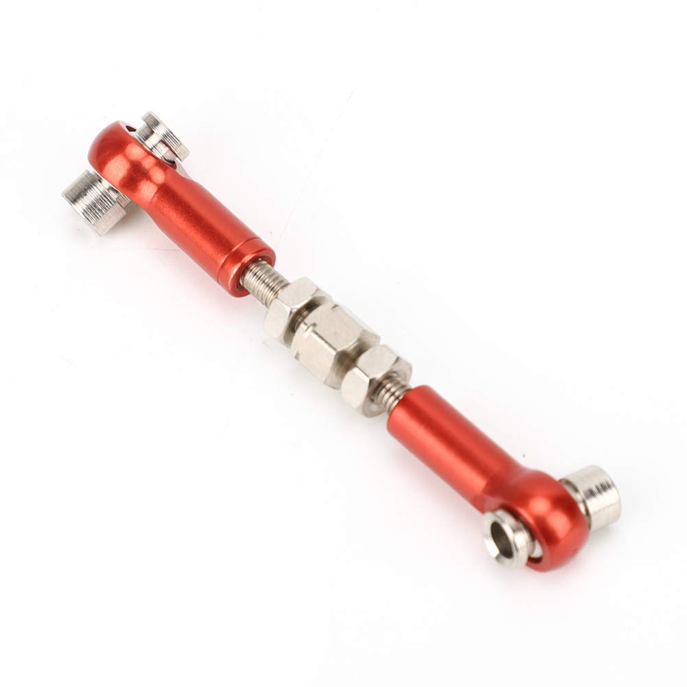 Set di 6 tenditori regolabili per auto RC Car 1/10 Car 47 mm (rosso)