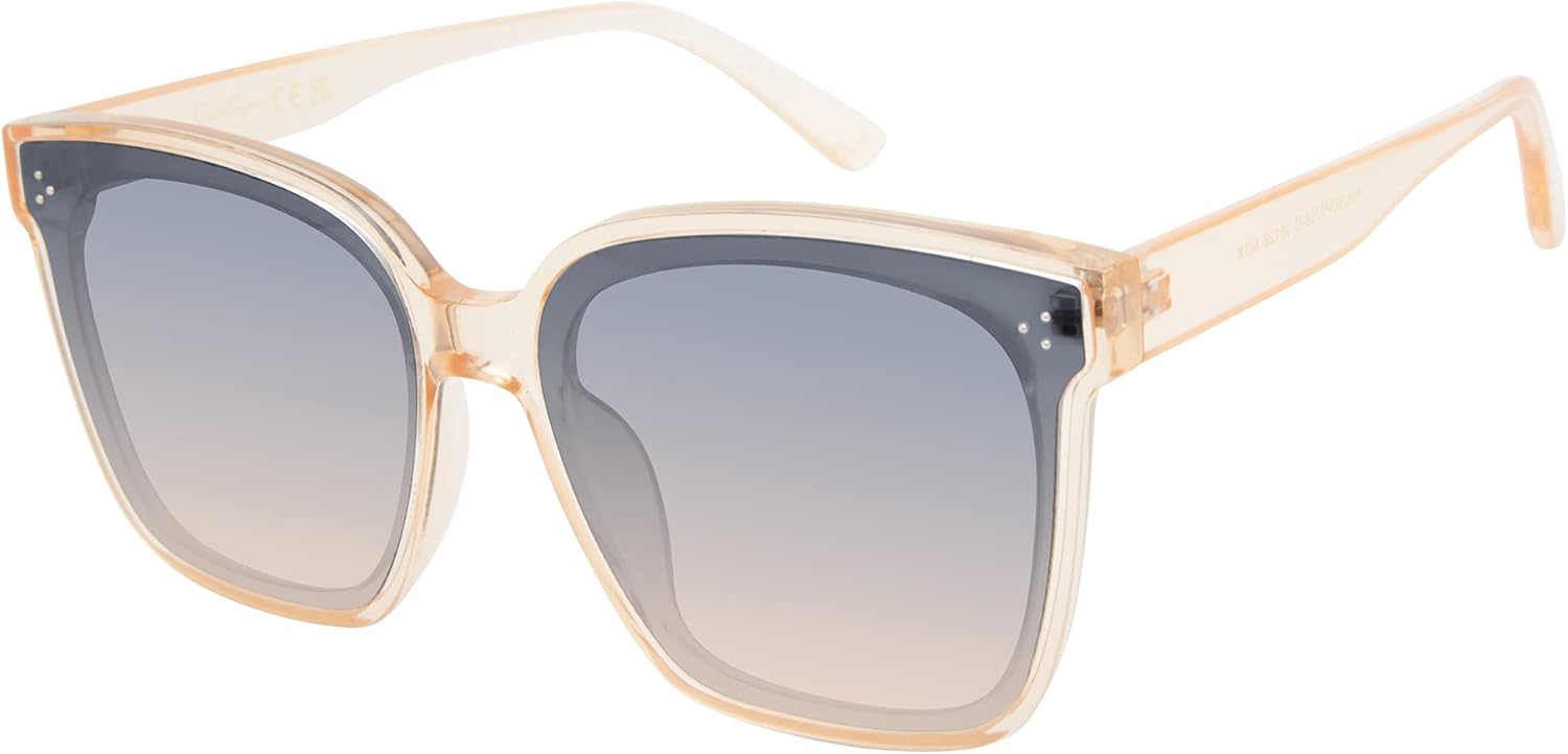 essica Simpson Women's J6214 Oversized Cat Eye Square Sunglasses
