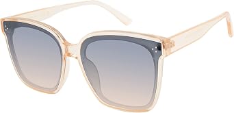 essica Simpson Womens J6214 Oversized Cat Eye Square Sunglasses