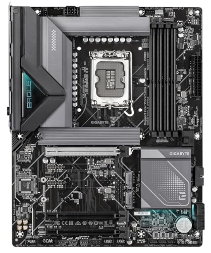 GIGABYTE B860 Eagle WIFI6E Intel Core Ultra (Series 2) LGA 1851 Scheda madre, ATX, DDR5, 3X M.2, PCIe 5.0, USB-C, WIFI6E, 2.5GbE LAN, EZ-Latch - Scheda madre - Immagine 1