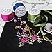 Threadart 4mm Silk Ribbon Set - Romantic Shades - Seven Spool Collection - 100% Pure Silk Ribbon - 10m (11yd) Spools - 77 Yards of Ribbon