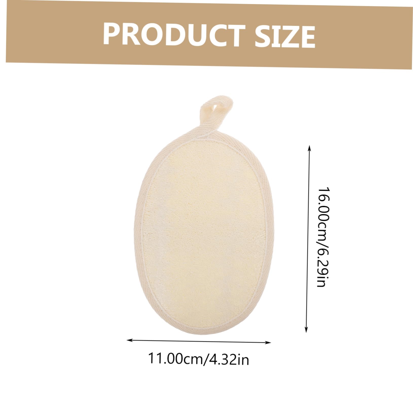 minkissy 2pcs Portable Bathing Scrubber Towels Sturdy Loofah Rubbing Towels for Exfoliation Gentle Skin Massage Trim