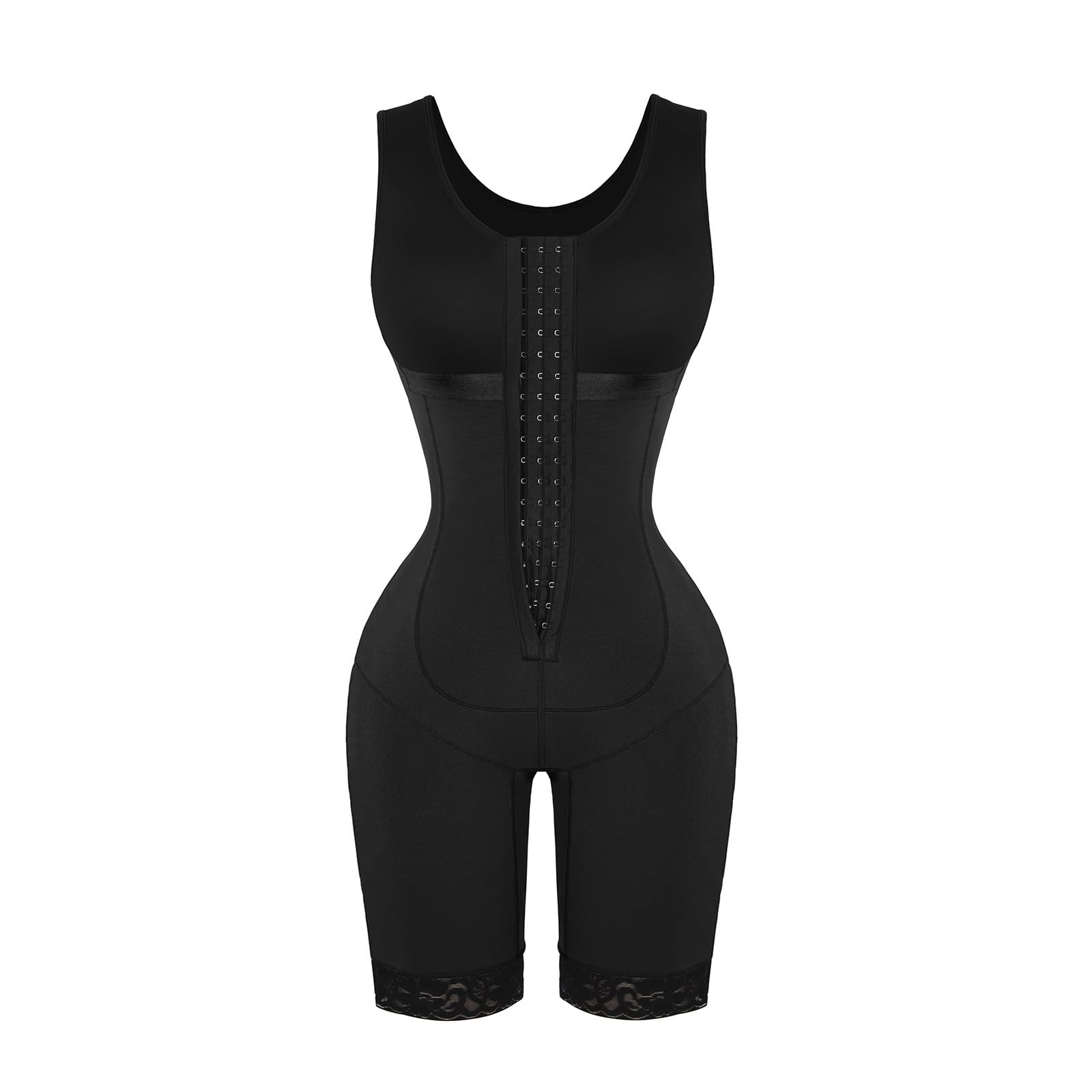 Bodysuit Shapewear Intimo Modellante for Il Controllo della Pancia for Le Donne Cintura Postpartum Body postoperatorio Shapewear Corsetto Dimagrante Body Shaper für Snellente(Black,XS)