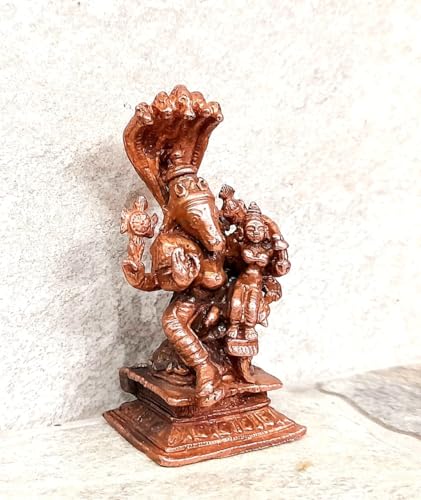 Image of Copper Idols of Lakshmi Varahar, 2.5 inches, 86 Grams Copper Handmade Pack of 1 Piece