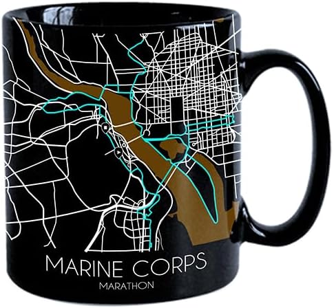 Miniatura 34 de TJ Originals Taza de café New York City Trail, taza de cerámica de 11 onzas, regalos motivacionales para hombres, recuerdo de camino de maratón