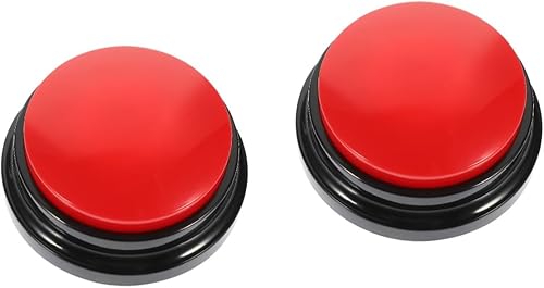 Alasum Botón de grabación divertido para mascotas, botón de conversación interactivo, botón de grabación interactiva, botón de grabación