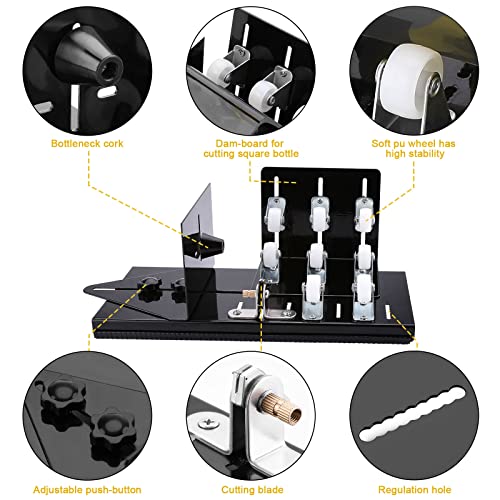 Glass Bottle Cutter, Fixm Bottle Cutter Upgraded Version, Round, Square Bottles and Bottlenecks - Image 3