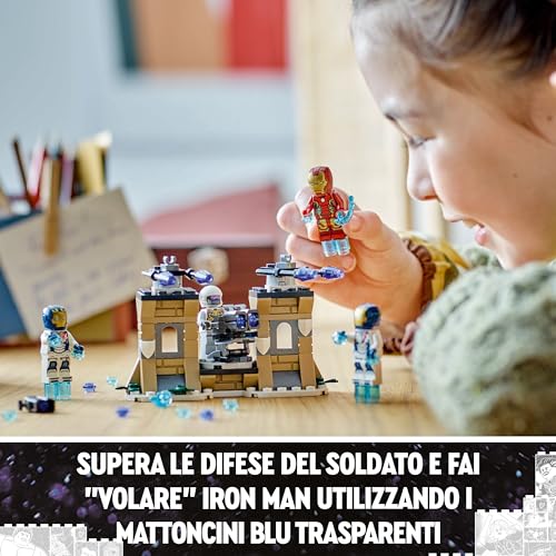 | Marvel Iron Man e Legione di Ferro vs. Soldato Hydra Giocattolo Costruibile, Giochi d'Avventura per Bambini e Bambine Creativi da 6 Anni in su Fan dei Supereroi Avengers, Idea Regalo 76288 - Lego - Immagine 4