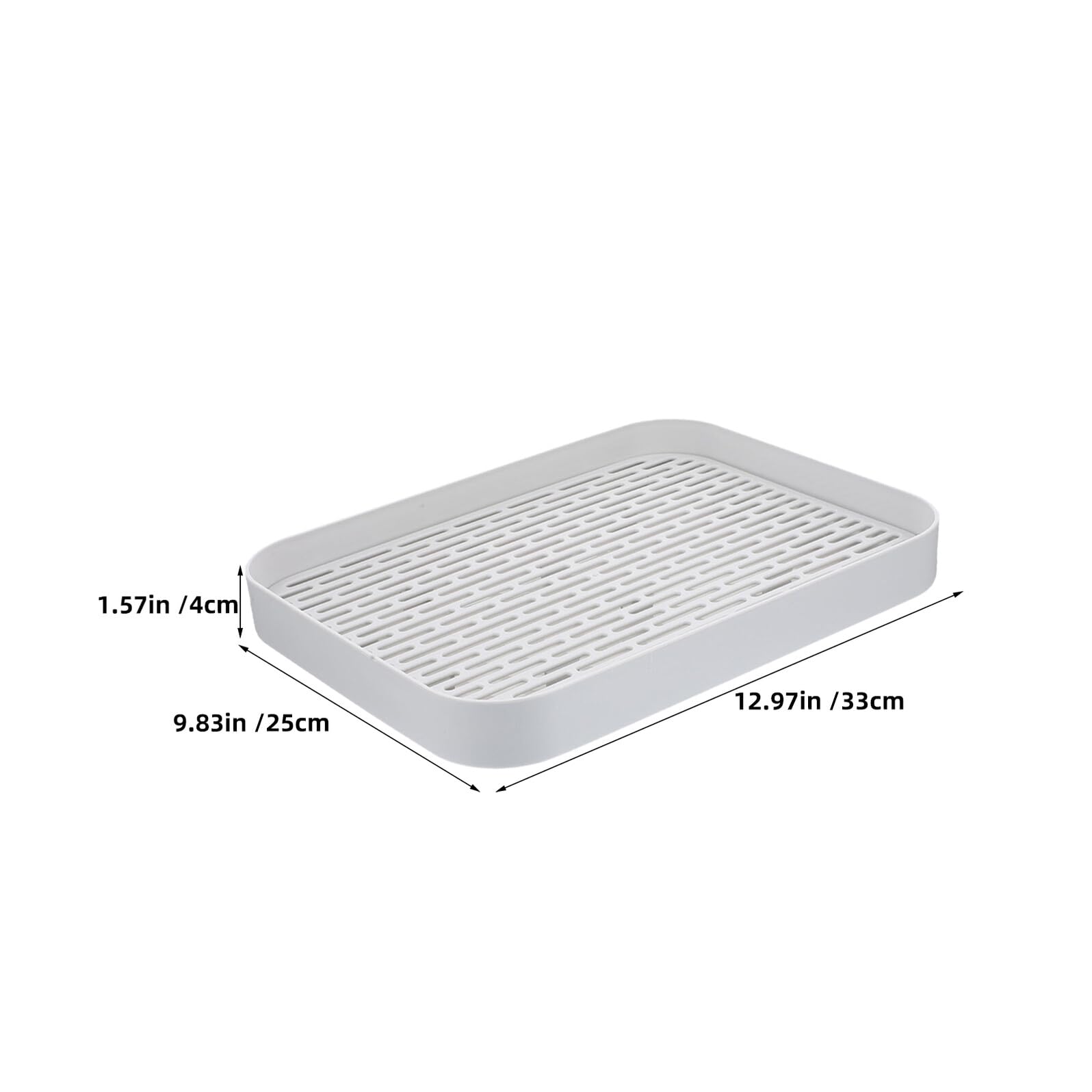 GALPADA Set 2 Vaschette Lettiera Angolare Profonda in Plastica per Conigli e Piccoli Animali Vasino Igienico Antiversamento per Porcellini D’India Criceti e Furetti Accessorio Toilette