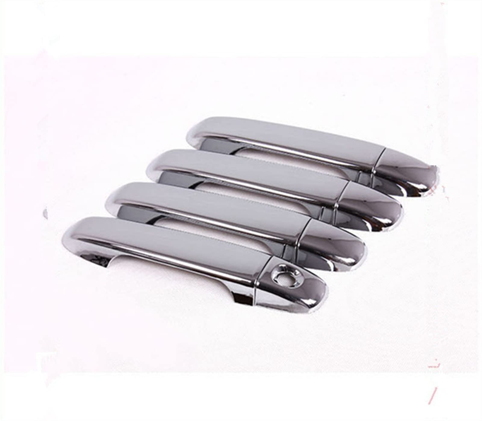 RINKTEEA Exterior Car Door Handle for Camry 2012-2016 Chrome Car Door Handle + Cup Bowl Cover Trim Sticker