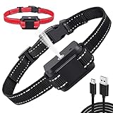 🐕‍🦺【Preferido para la mayoría de los perros】 La correa del cuello es ajustable, y hay dos colores de correa para el cuello para que usted elija. Recomendamos este collar de adiestramiento para todas las razas de perros mayores de 6 meses de edad y de más de 8 libras. USB recargable, 2 horas de carga completa. El diseño impermeable permite que los perros jueguen en la playa o bajo la lluvia.