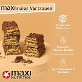 MaxiNutrition Pistachio Spread Protein Waffle Bar, 26% Eiweiß, 199 kcal, (12 Eiweißriegel x 39g), Ohne Zuckerzusatz