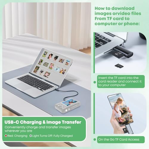 Image of Digital Camera, Autofocus 4K Point and Shoot Digital Cameras with 16X Zoom Anti Shake, 48 MP Cameras for Photography with 64GB Card, Compact Portable Small Camera for Kids Girls Boys Beginners, White