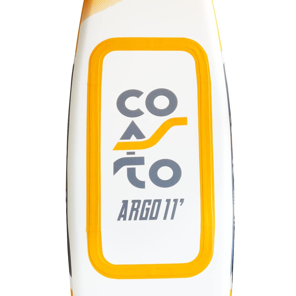 Coasto Argo Double Chambre Tabla Sup, Adultos Unisex, Amarillo, 11'