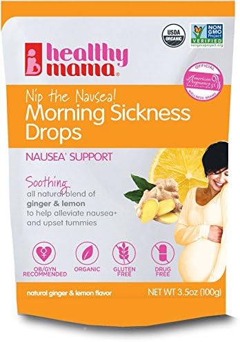 Healthy Mama Nip The Nausea Organic Morning Sickness Drops, 24 Count (Pack of 6)