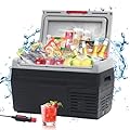 Smad Electric Cooler,Portable Refrigerator 12V/24V DC,Car Fridge 21 Quart (20 Liter),12v Refrigerator -4?-68? Portable Fridge Freezer,Compressor Car Cooler for Truck,Vehicles,Camping