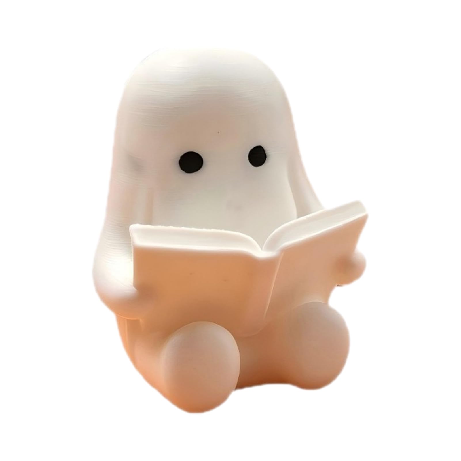 3D Printed Ghost Ornament Cute Spooky Resin Statue for Desk Home Decor