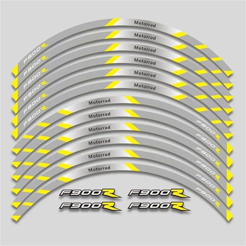 Autocollants Roues Moto pour BMW F900R en Balade et Route Rando