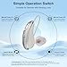 HXGDEE Hearing Aids for Seniors, Rechargeable OTC Hearing Aids with Noise Reduction, Behind-the-Ear Hearing Aids for Adults, Discreet Design for Seniors & Adults with Hearing Loss