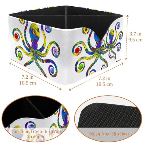 Organiseur de bureau pieuvre à 4 compartiments pour stylos