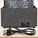 MIJOMA Mini-Zimmerbrunnen mit LED, leise Pumpe & USB-Anschluss – Indoor Wasserfallbrunnen für Entspannung & Dekoration – 3-stufiger Schreibtischbrunnen aus Kunstharz, inkl. Deko-Steine (17x9x11 cm)