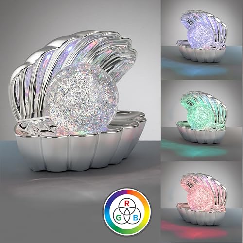 Lampe de table SHELLY R57731106 Reality Leuchten LED 0,8W chrome
