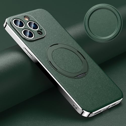 Couverture de support magnétique pour iPhone 14 Pro, l'accessoire cuir idéal au bureau