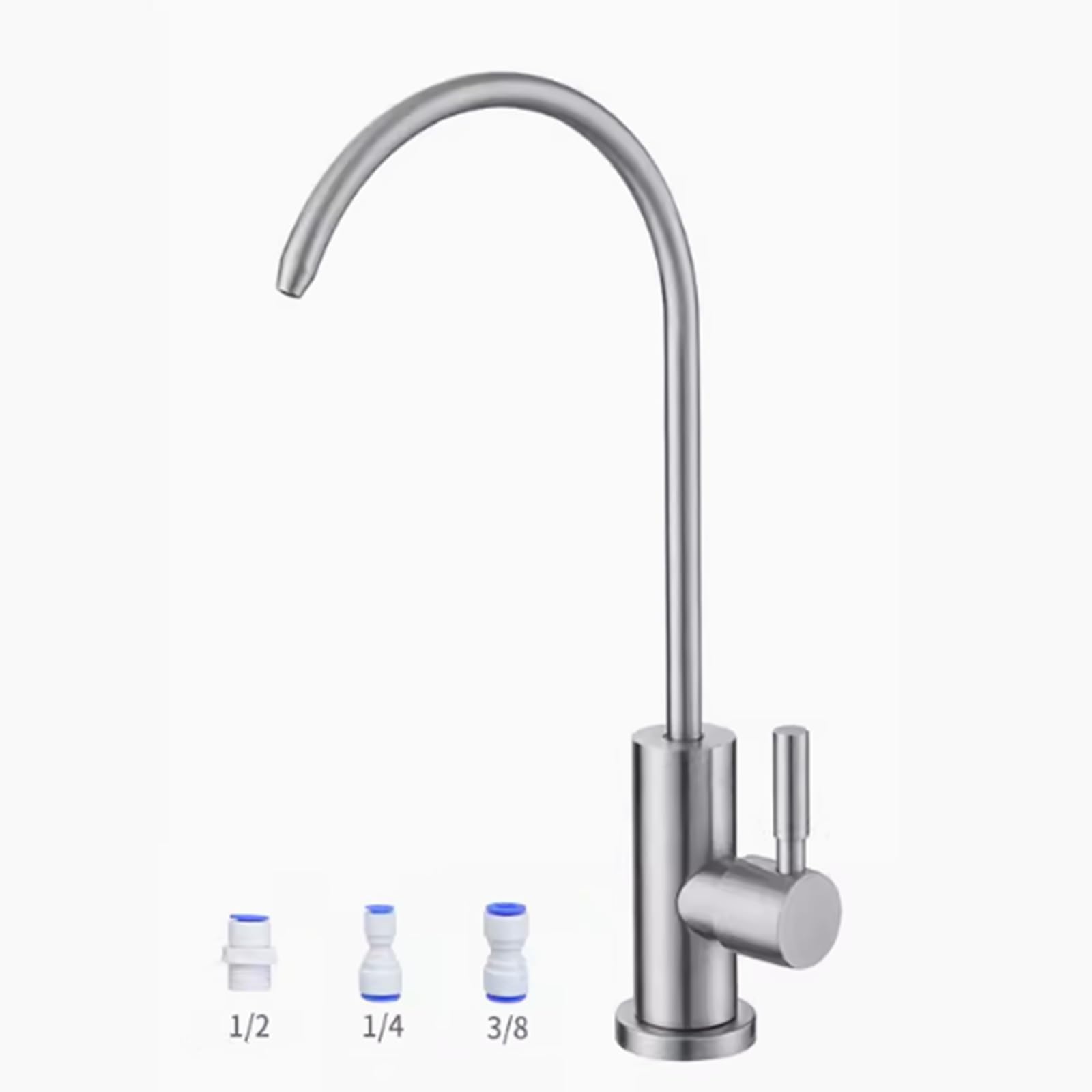 Faucet Filter Water Tap, Kitchen Faucet Stainless Steel 360° Swivel,Brushed Gold (Brushed Color A)