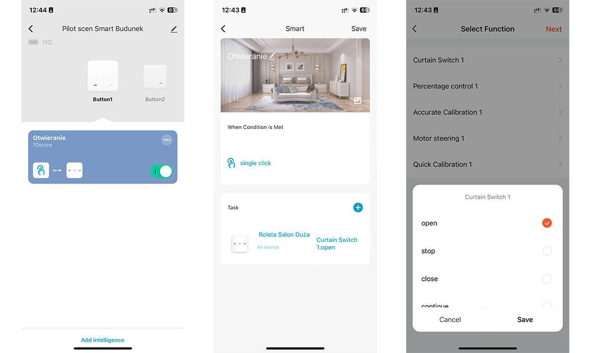 Sone Smart One Botón ZigBee 3.0 inalámbrico Tuya interruptor escena 3