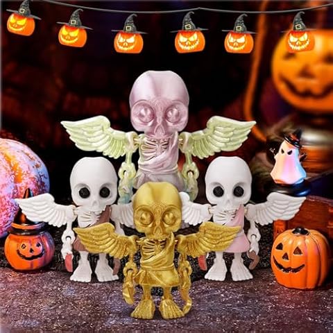 TBOLINE Articulated Halloween Skeleton Figurines Cover
