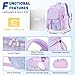 MOONBABY Mesh Backpack Heavy Duty See Through Net Bookbag Semi-Transparent Net Back Pack for Beach, Swimming, Sports, Work, Travel (Purple Leopard)