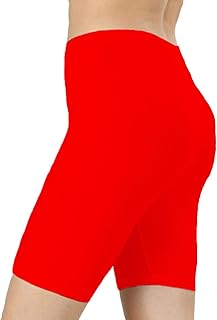 Girls red cycling shorts Clearance