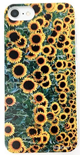 YogaCase InTrends Phone Case, Compatible with iPhone 7 (Sunflower Field)
