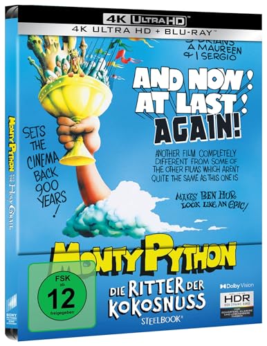 Monty Python - Die Ritter der Kokosnuss (Limitiertes Steelbook, 4K-UHD+Blu-ray)