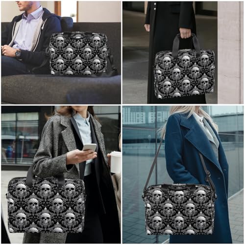 Bolso para laptop impermeable negro étnico 16 pulgadas miniatura 2