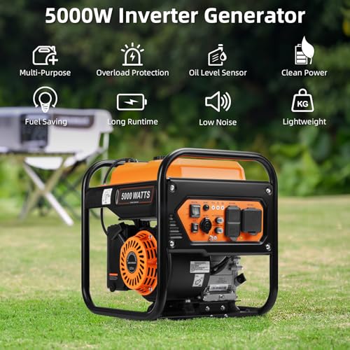 Portable Silent Inverter Generator 2200W