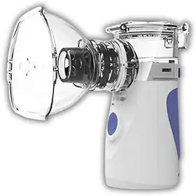 Nebulizador Portatil Silencioso | Inalador Ultrassonico | Adulto e infantil | Sem Fio, com Alimentaçao via USB ou Pilha