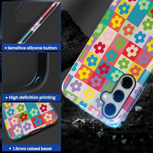Coque Samsung S24 double couche pour éviter les bris d'écran avec style rétro - 3