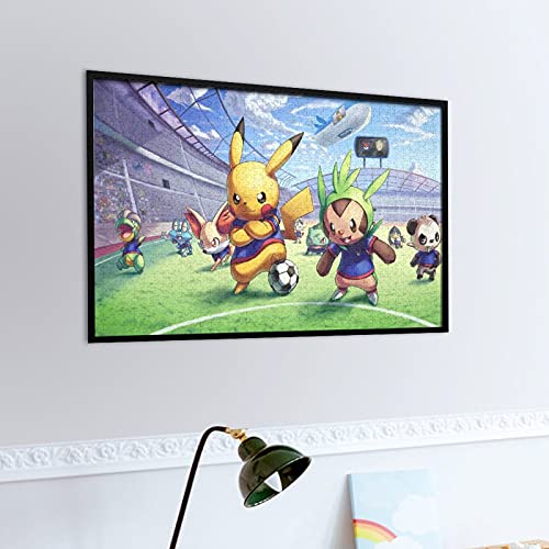 Houten puzzel 1000 PCS voor volwassenen en kinderen,Japanse anime schattige cartoon voetbalspel moeilijke uitdaging… - Image 6