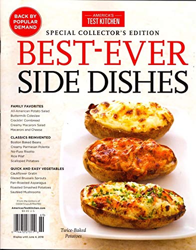 America's Test Kitchen Best-Ever Side Dishes 2018