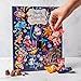 Monty Bojangles Vegan Chocolate Advent Calendar Chocolate Truffles (8.3oz), Perfect for Chocolate Lovers with Delicious Truffles, Gorgeous Christmas Advent Calendar