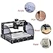 Vogvigo CNC 3018pro-M DIY Mini Máquina CNC, Fresadora de Madera Grabado Láser...