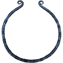 NauticalMart Viking Celtic Torc with Curled Terminals Handforged