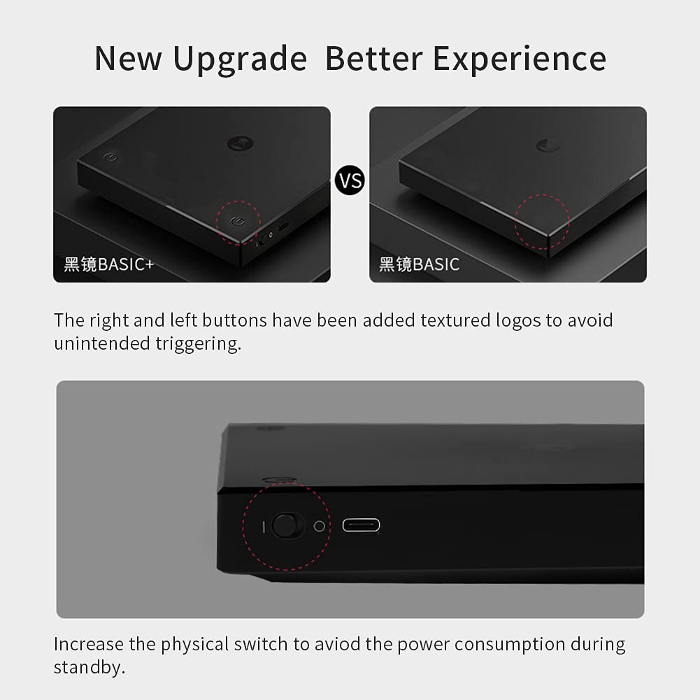 TIMEMORE Coffee Scale, 2021 New Version Black Mirror Basic Plus, Digital Espresso Coffee Scale Kitchen Scale with Auto Timing, 2000 Grams,Black Plus