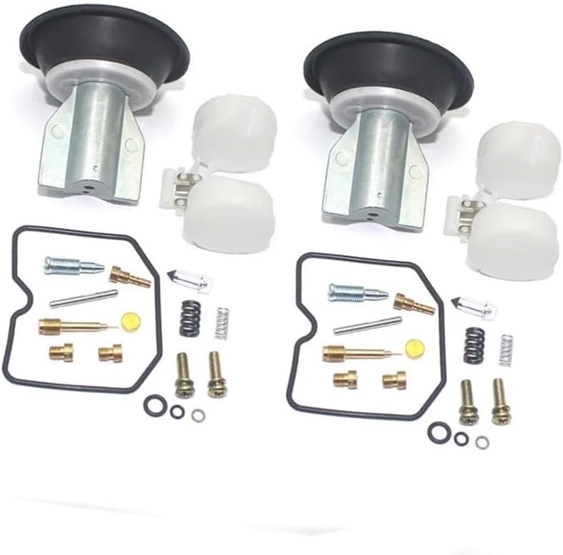 For EN500 1991-1995 EN EX500 500 500R GPZ500 GPZ500S GPZ 500 Plunger Diaphragm Of Motorcycle Carburetor Repair Kit Repair and Replacement(3A)