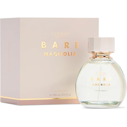 Victoria's Secret Bare Magnolia Eau de Parfum, Notes of Orange Flower, Wood & Vanilla Musk, Perfumes for Women (3.4 oz)